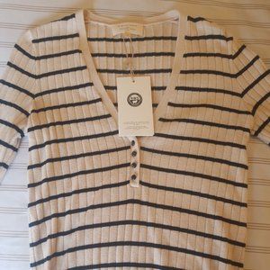 Sezane striped sweater NWT